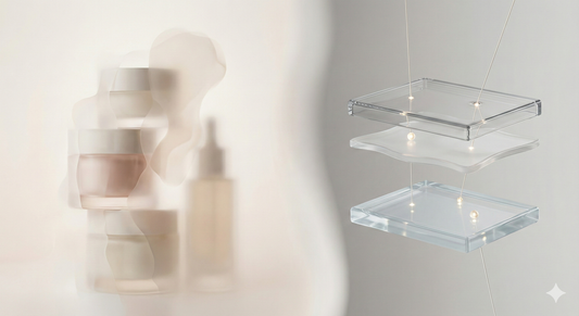 Korean skincare laboratory research showing product development and formulation testing